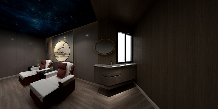 陈鹏-雅佳足浴包间-装修设计方案