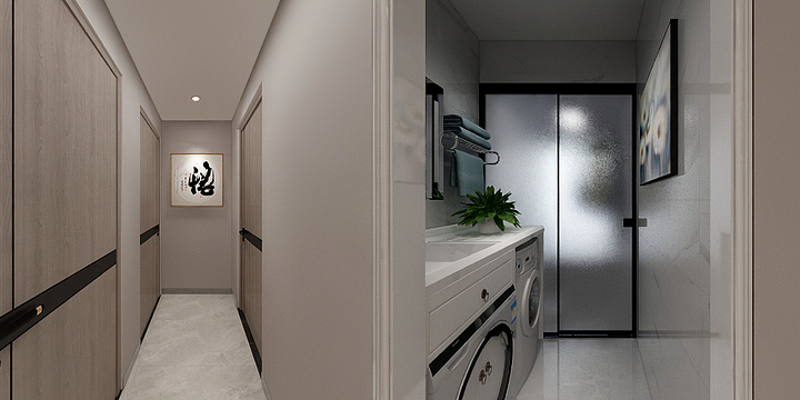 rose天堂设计沙龙-麟恒6B-45C张女士舒适之家-副本-装修设计方案