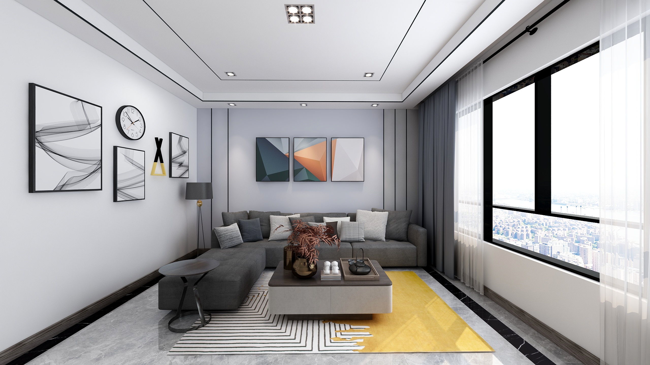 爱小涵家居-金鼎华郡，中户-装修设计方案