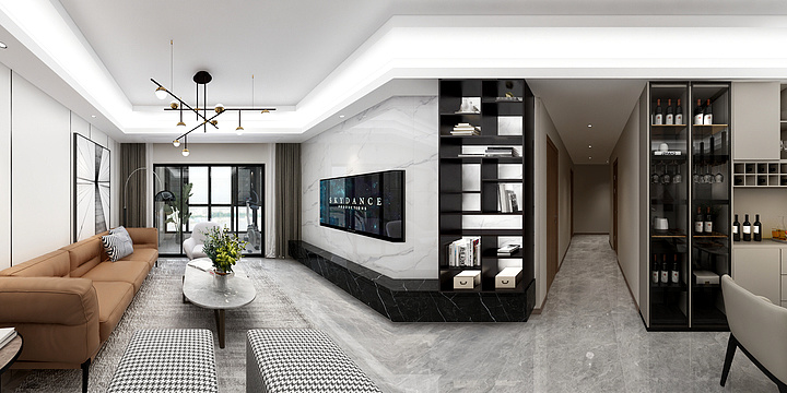 知现在77-户型140方案1-装修设计方案