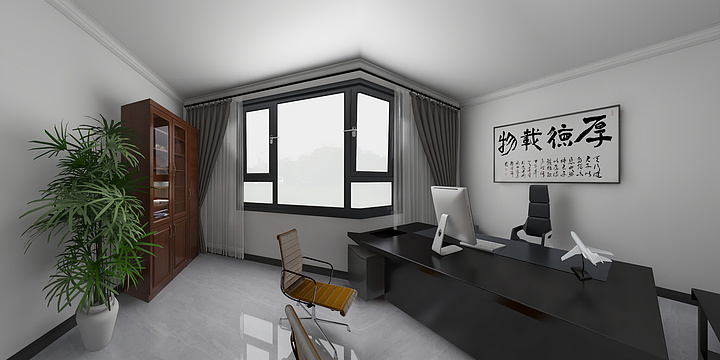 成都衡固整家定制庆阳店-瑞华能源公司-装修设计方案