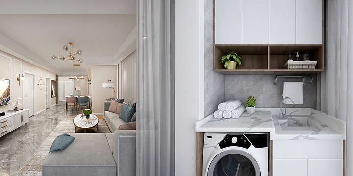 丿叶知秋-荣悦湾-装修设计方案