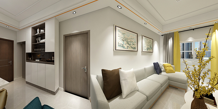 专属王牌-公园道成哥新居效果-装修设计方案