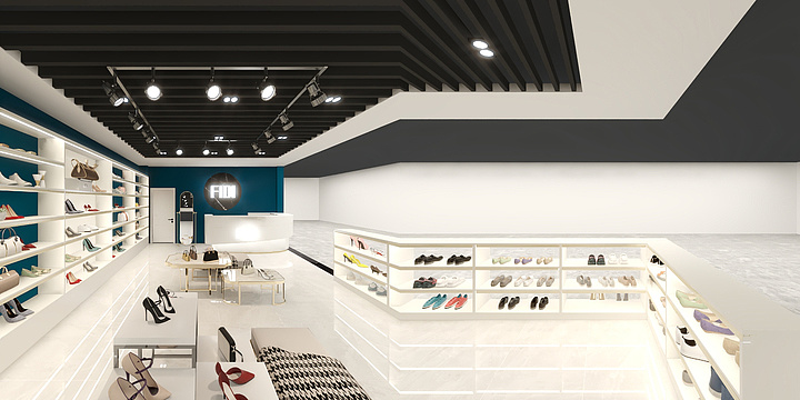 王娜18095872103-橙街鞋店-装修设计方案