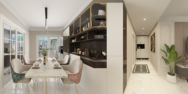 A杨18315916696-保利樾府136㎡-YSK18315916696-装修设计方案