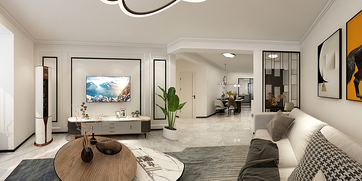 小花卷00-筑景东方-装修设计方案