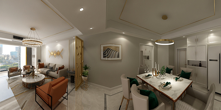 王肖-泽尧壹品杨女士雅居-装修设计方案