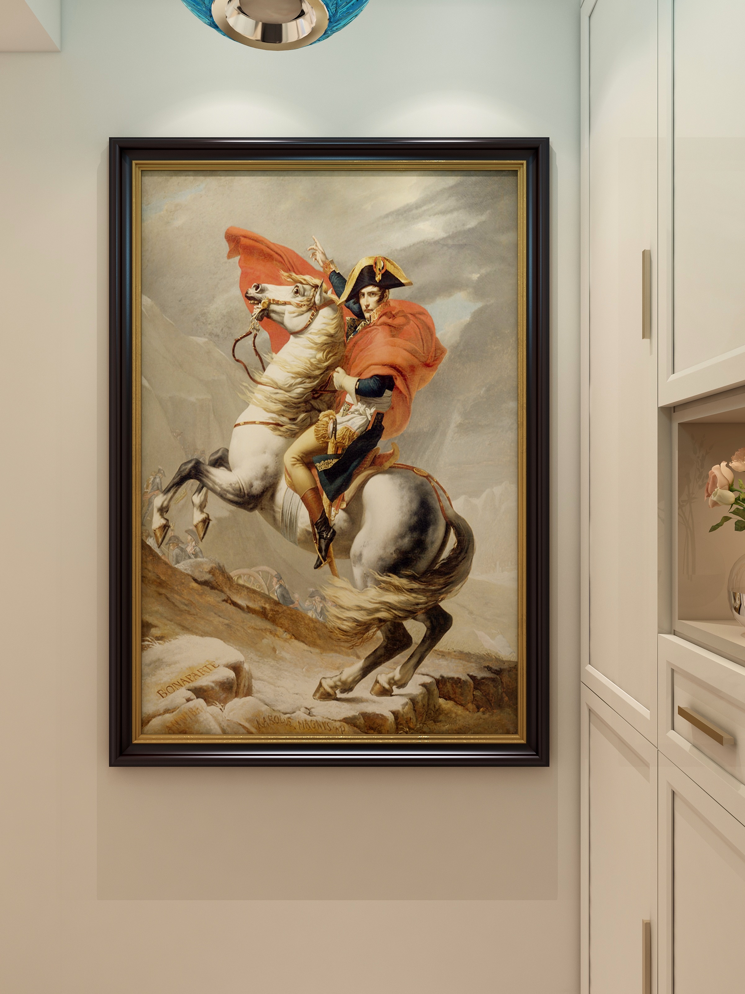 资深设计师徐浩天-105方简美三居装修效果图