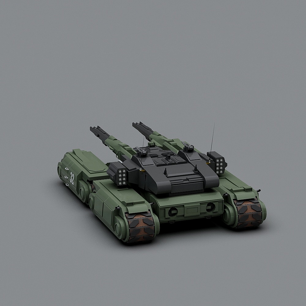战车2053D模型