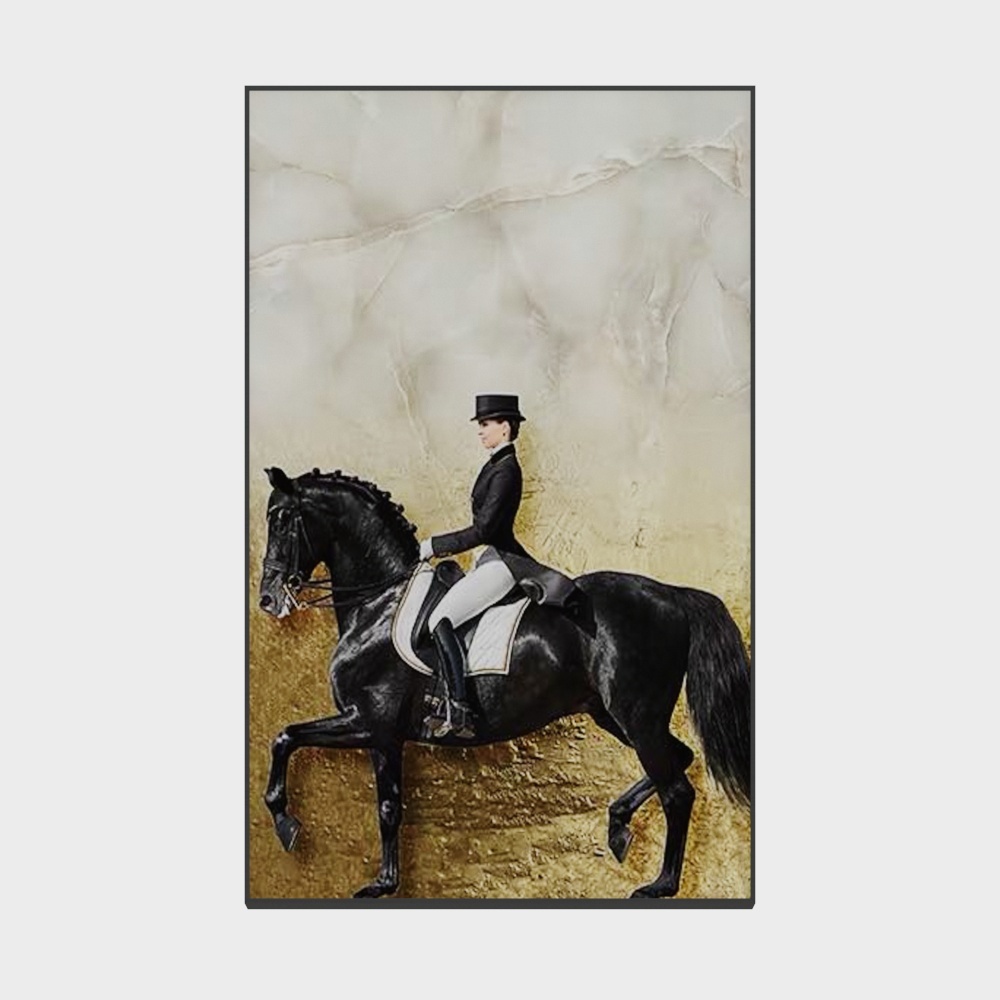 罗尚-现代风-客厅餐厅装饰画-骑士A3D模型