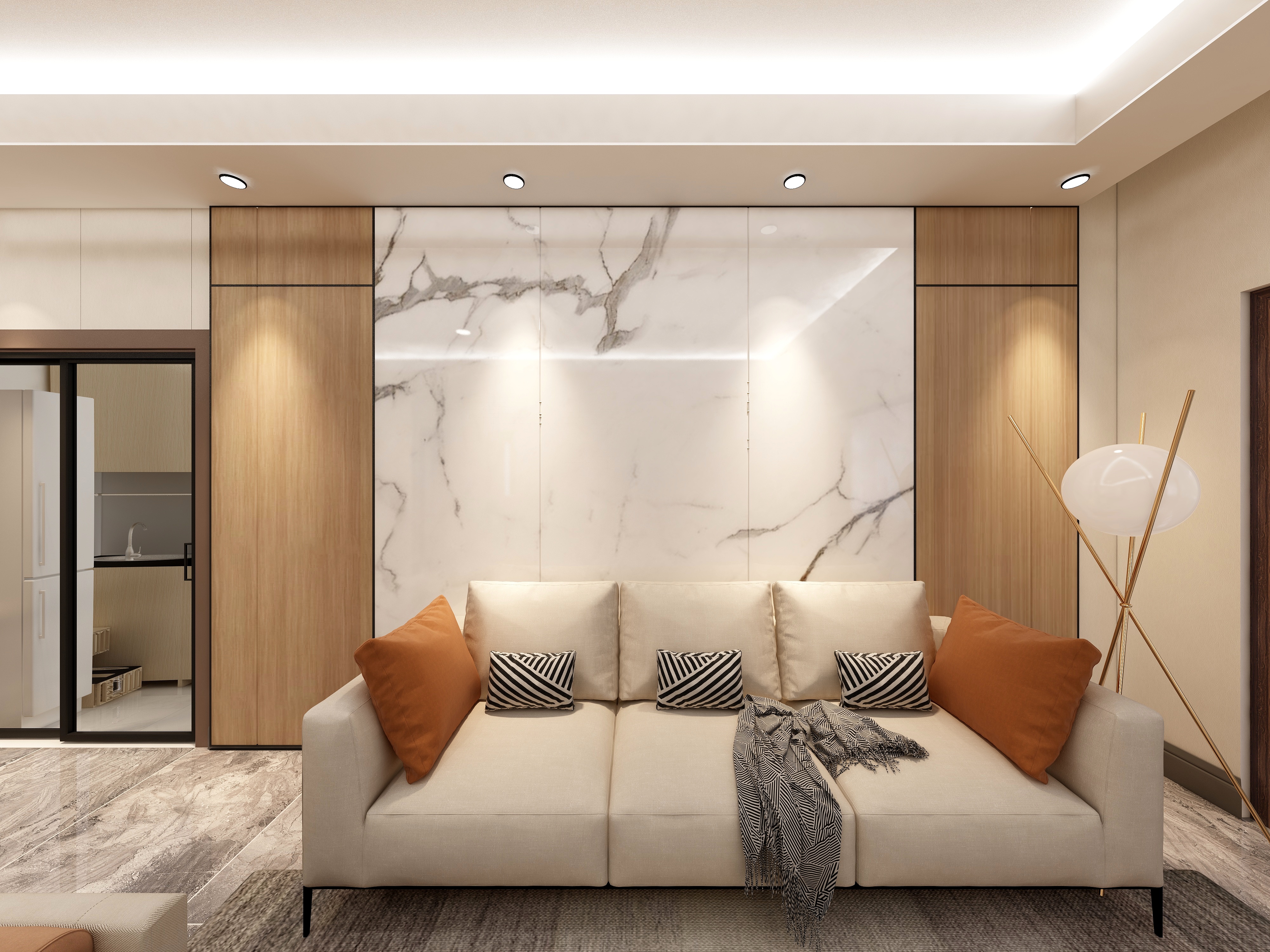 哈博尔艺KoDh-轻奢-米兰砂绒-装修设计方案