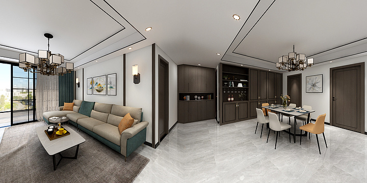 嗨米明月-富田家园，2020B,910,878，jiangshuang-装修设计方案