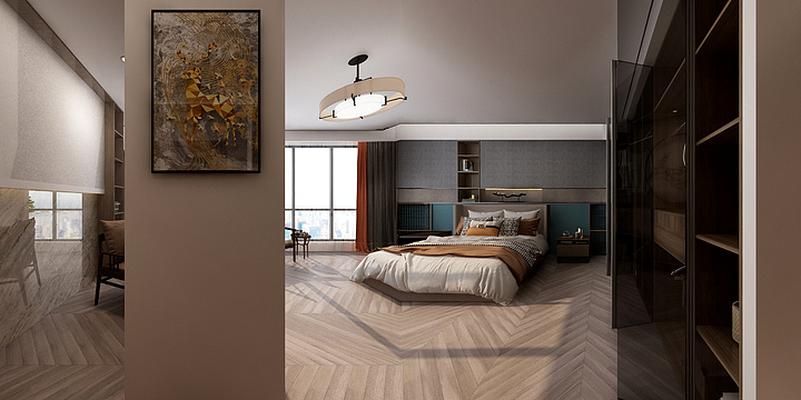 大则-新中式风格-2楼-装修设计方案