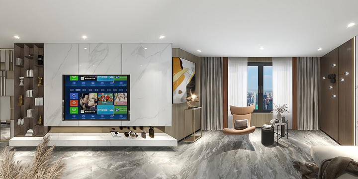 新空间全案设计-时代天街601-现代-装修设计方案