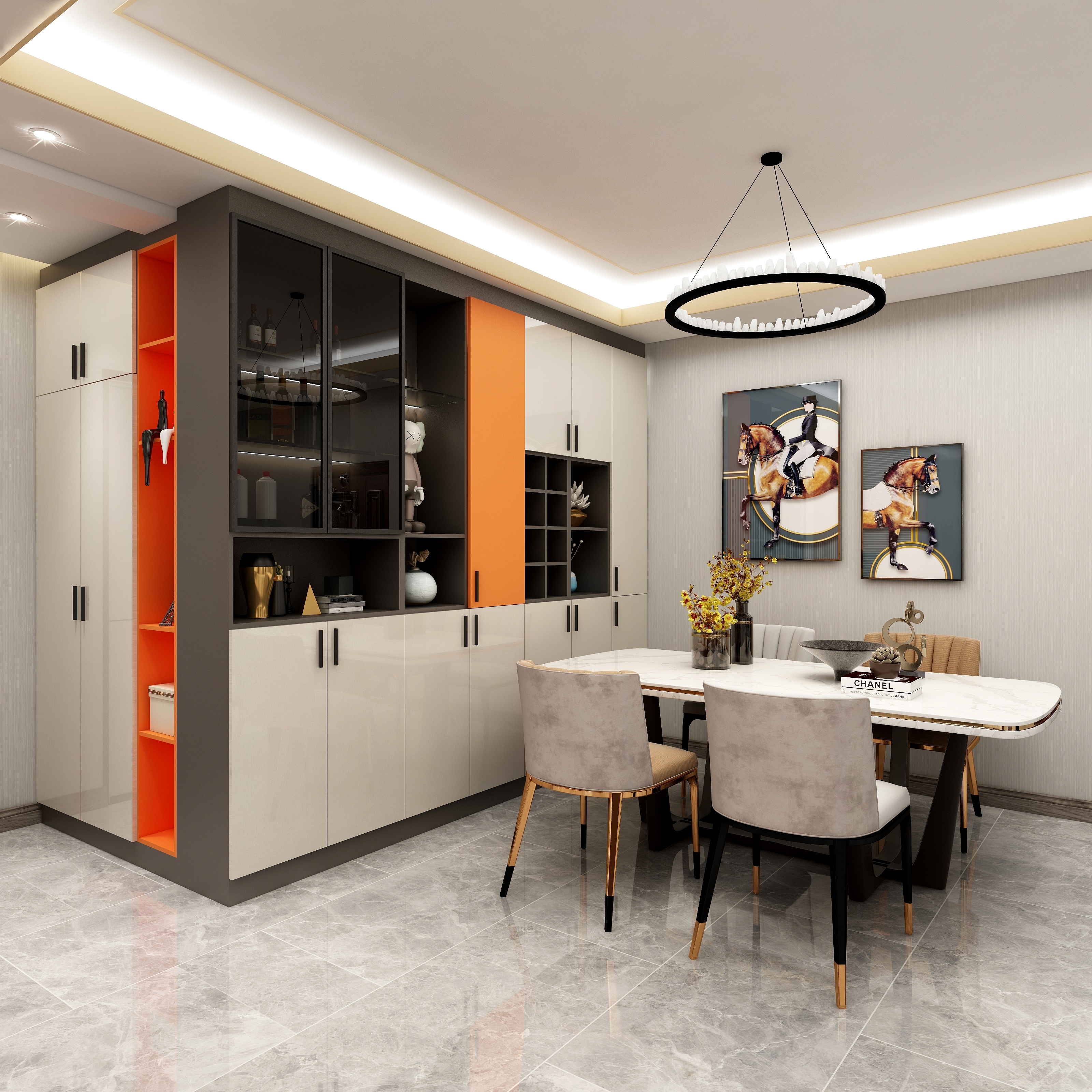 朱文@-世纪花园D区样板间装修效果图