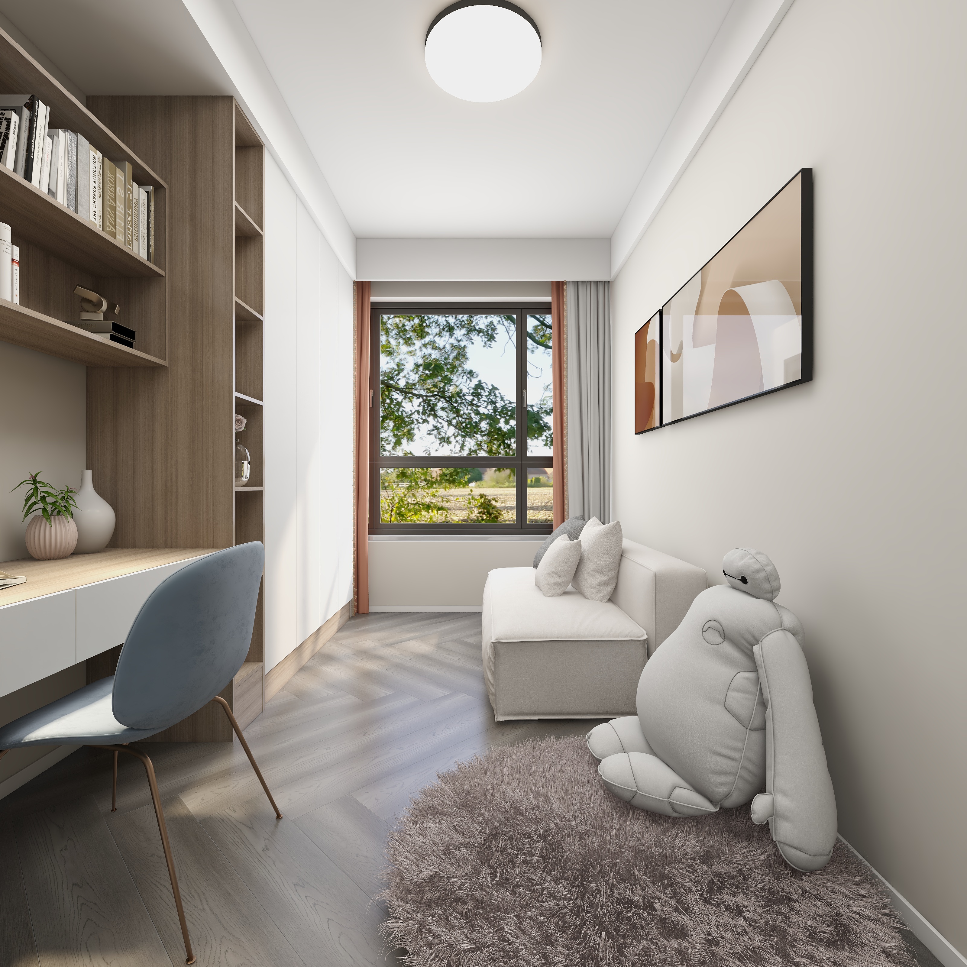 湛智华-现代简约149平4房装修效果图