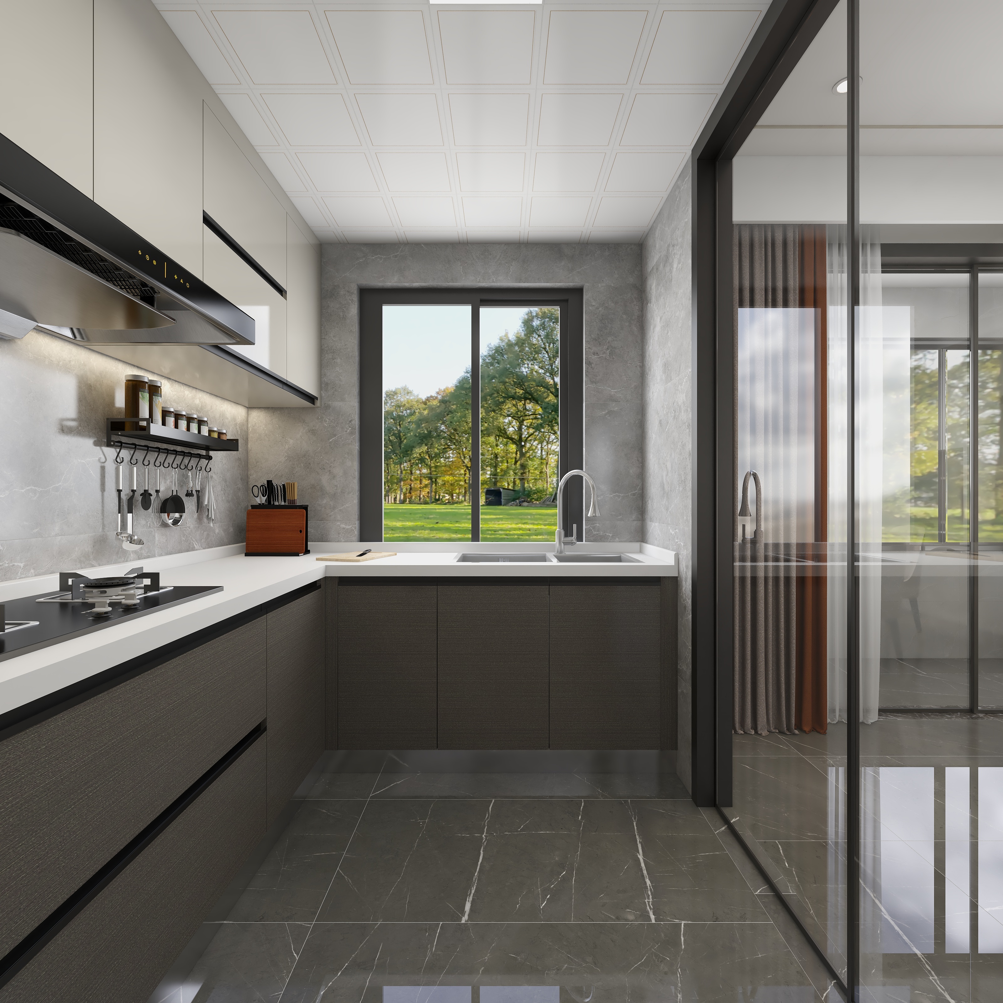 湛智华-现代简约149平4房装修效果图