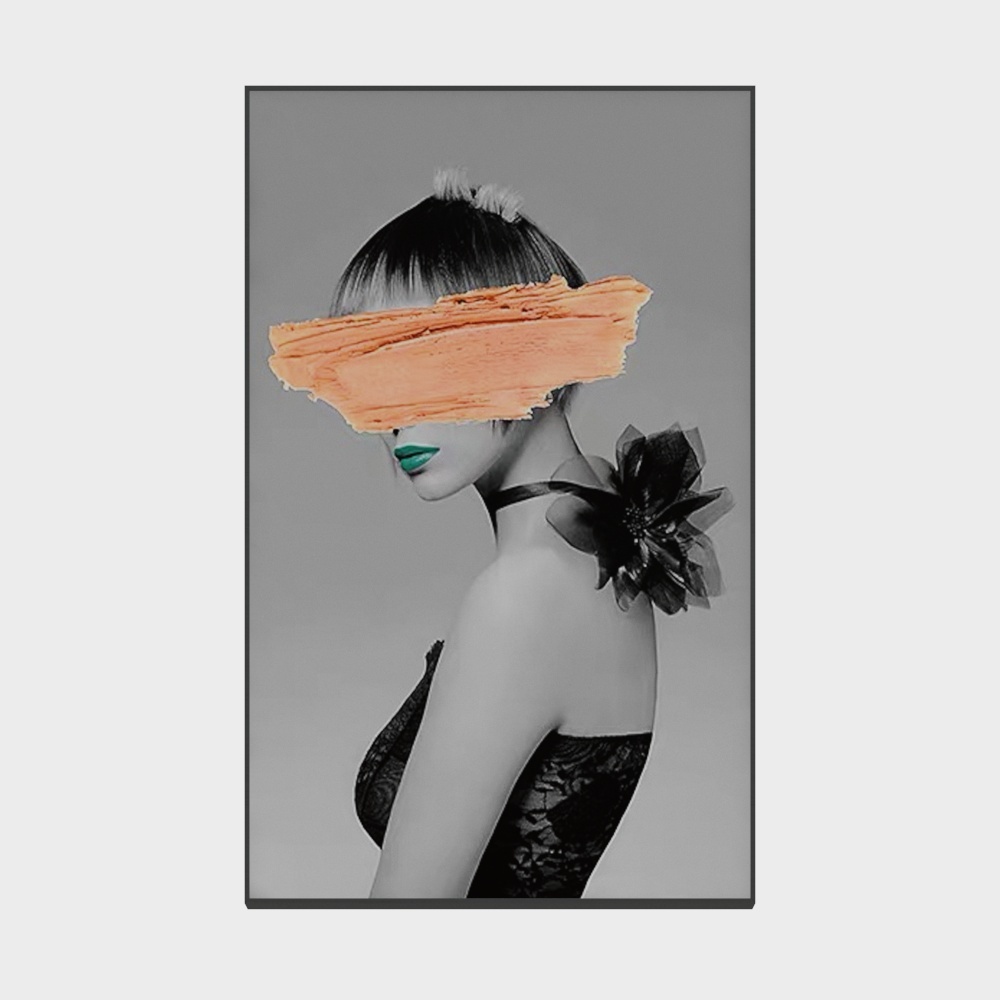 罗尚-现代风-客厅卧室玄关装饰画-轻奢美女挂画