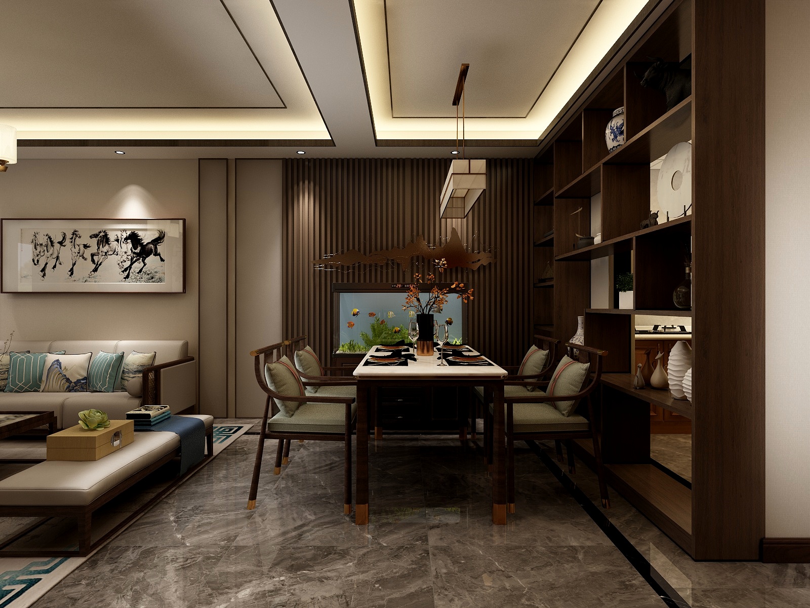 东麦设计工作室-万科北营装修效果图