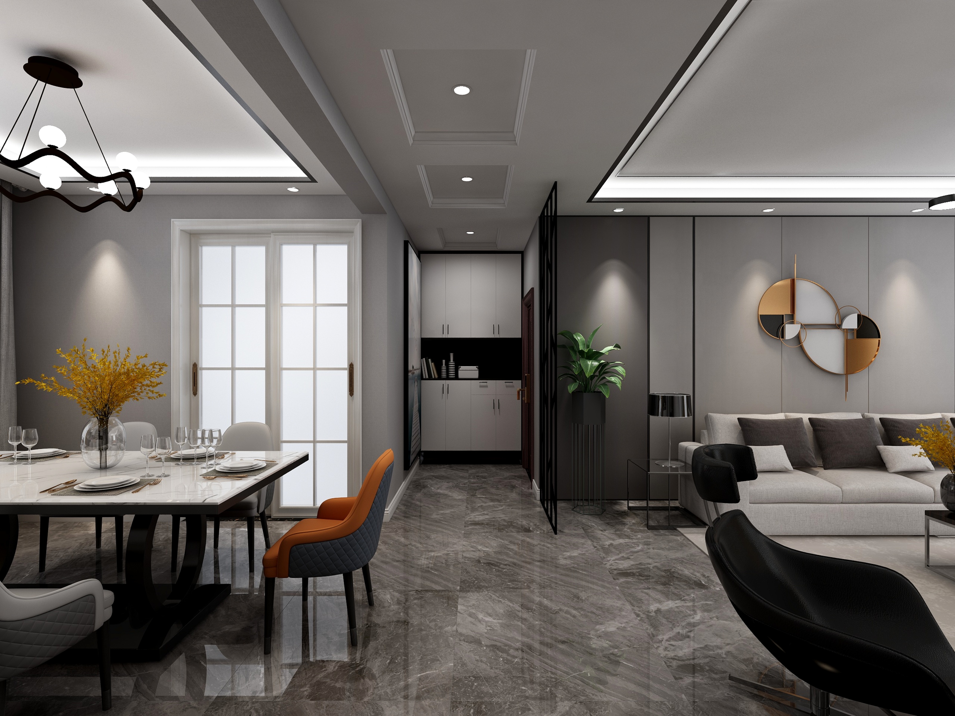 王玉雲-四季花城127平米-装修设计方案