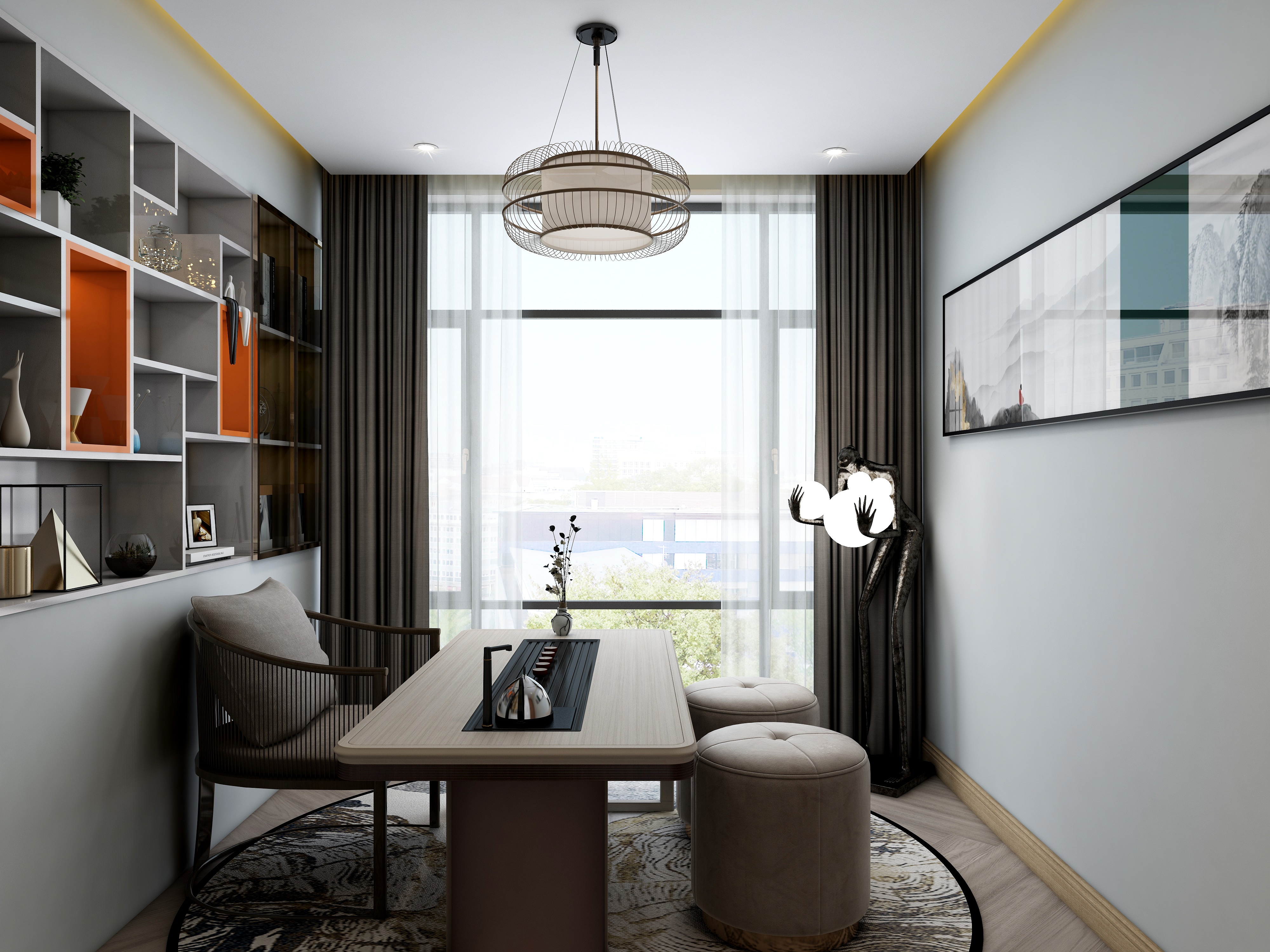 至简名设一钱春-【处处吻】北欧风精装房改造装修效果图