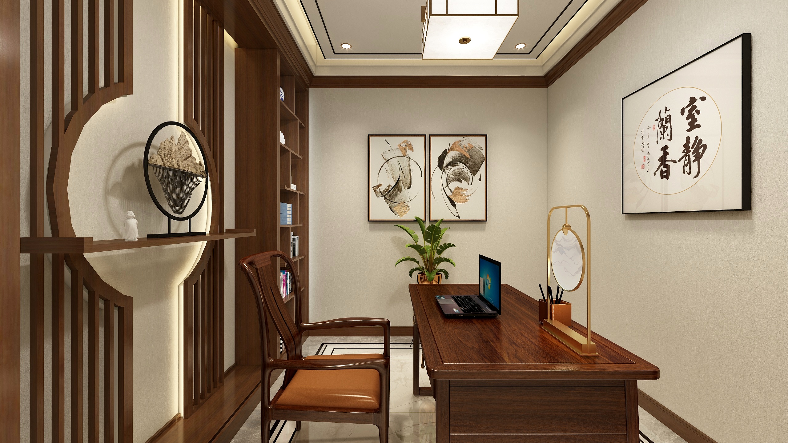 空间规划师徐振伟-山西太原展厅装修效果图