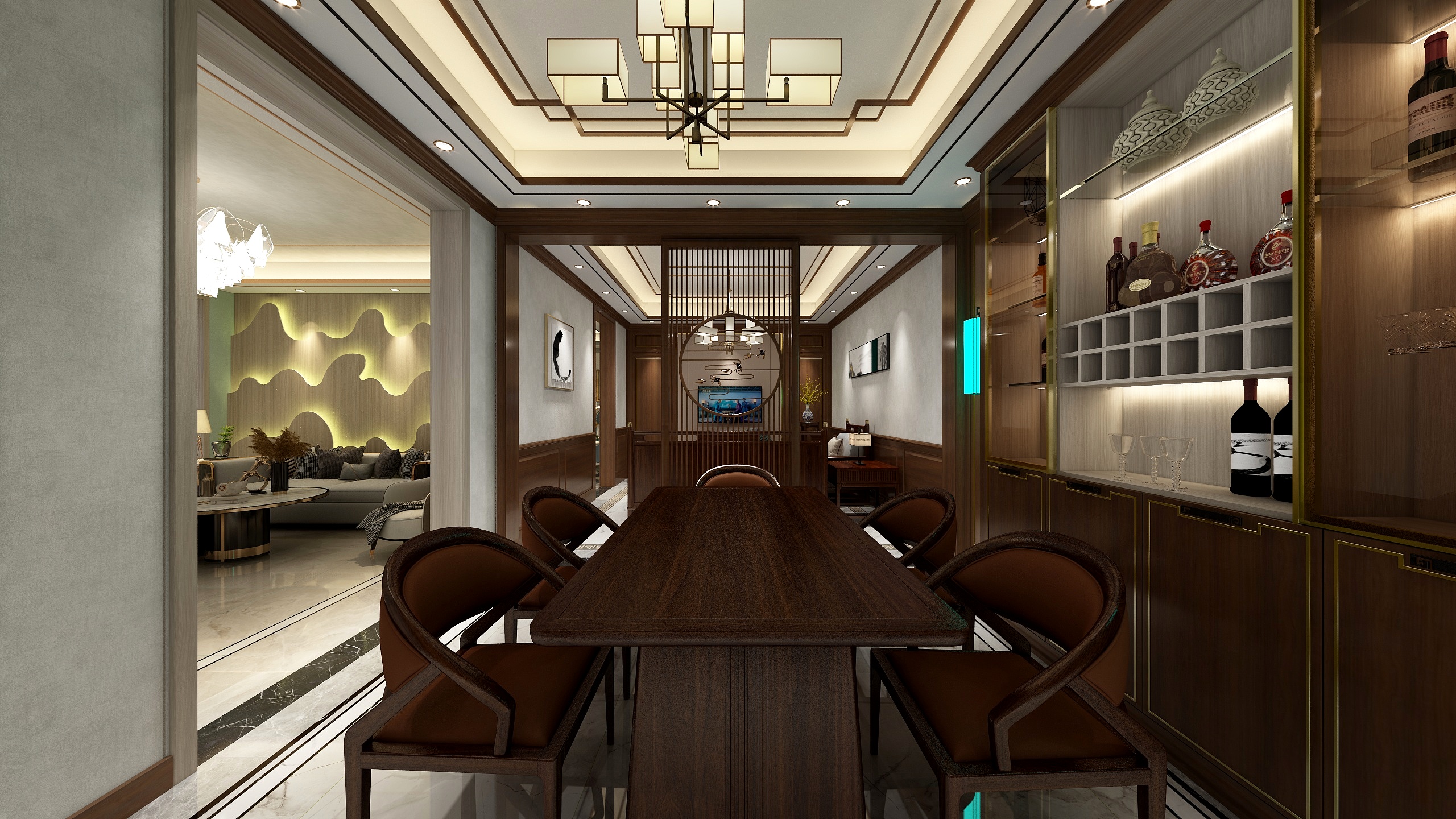 空间规划师徐振伟-山西太原展厅装修效果图