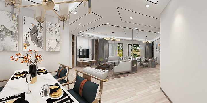 云派装饰周同-阳城上院洋楼-装修设计方案