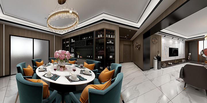 设计师朱浩-泸溪金舟港--豪宅现代轻奢-副本-装修设计方案