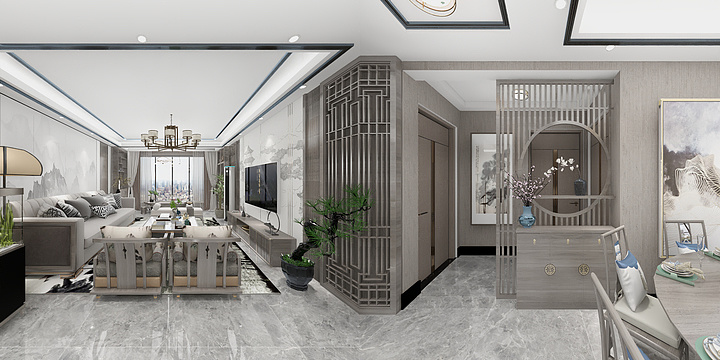 设计师马苗-天麟金水湾 4-1-803,-装修设计方案