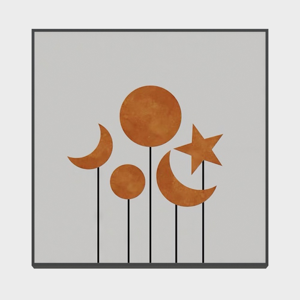 罗尚-现代风-客厅卧室装饰画-星光恋人