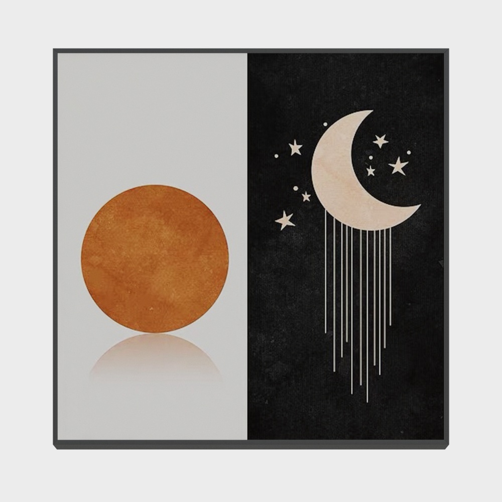 罗尚-现代风-客厅卧室装饰画-星光恋人