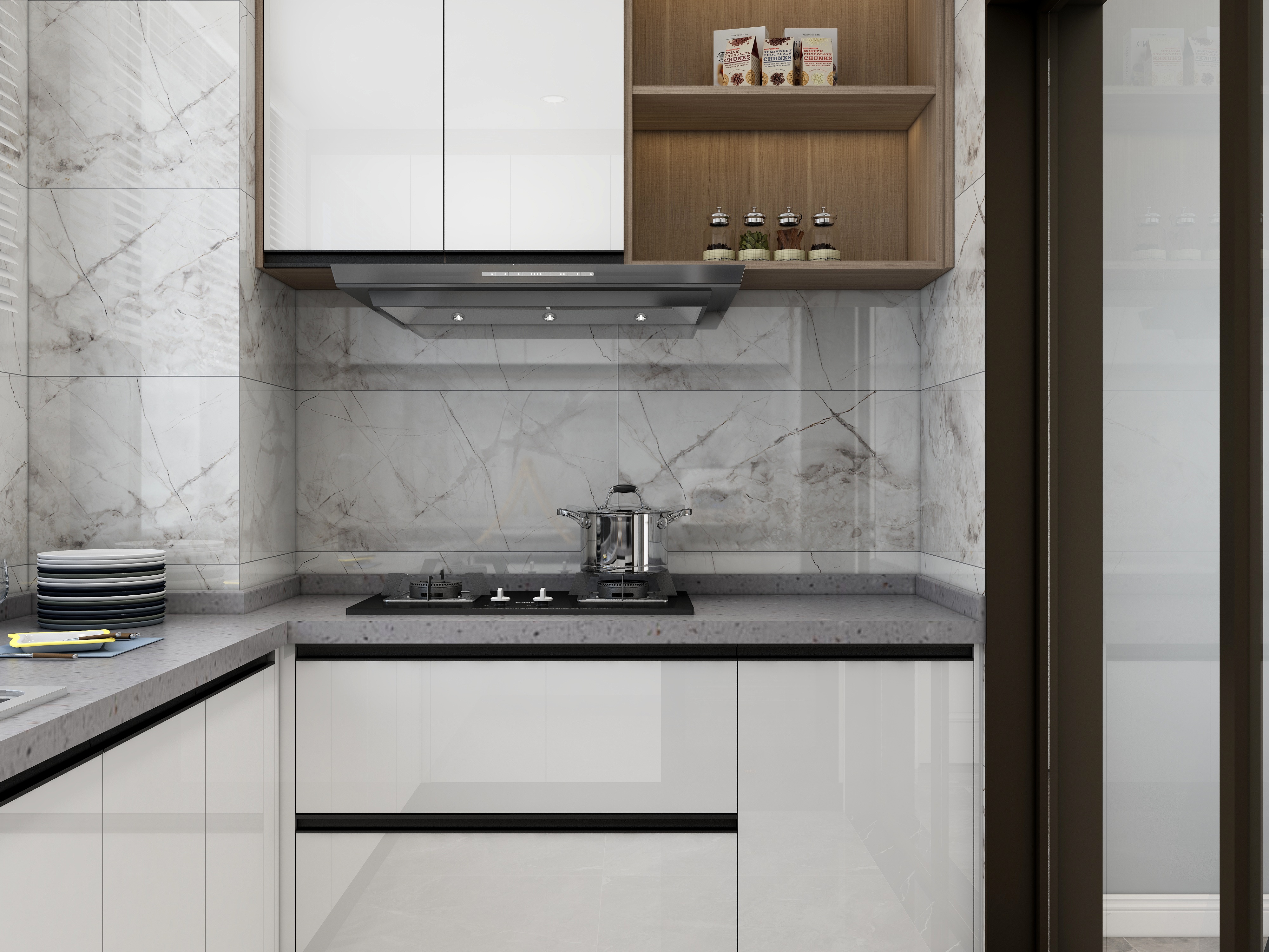 刘振-《三万英尺》--现代|四居装修效果图