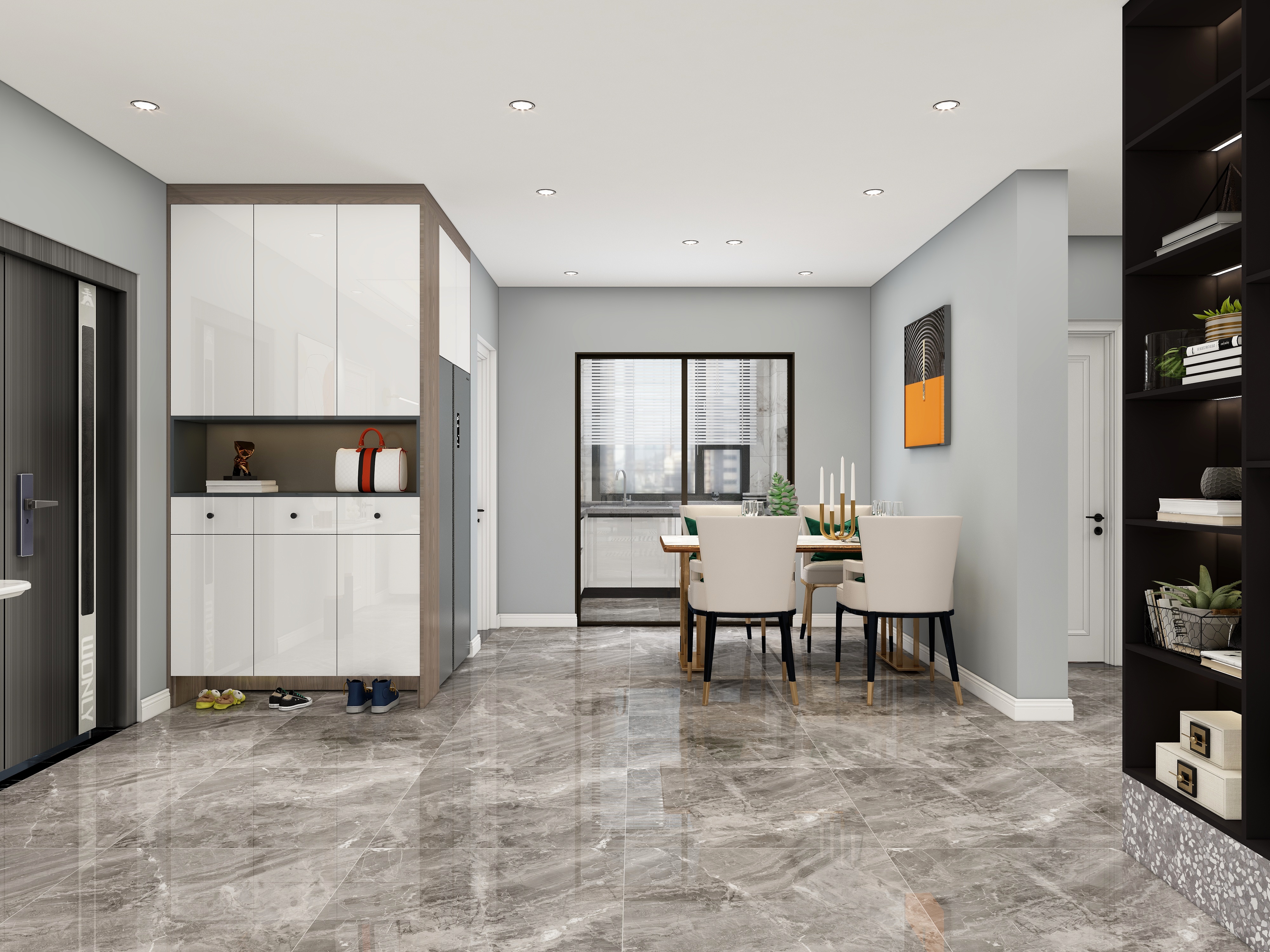 刘振-《三万英尺》--现代|四居装修效果图