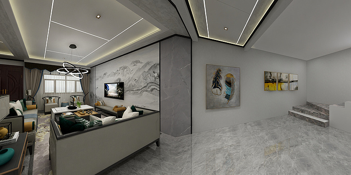 宗世湖-万宝别墅全屋-装修设计方案