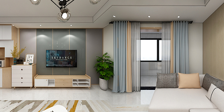 乐优刘设计-瞿家屯160-装修设计方案