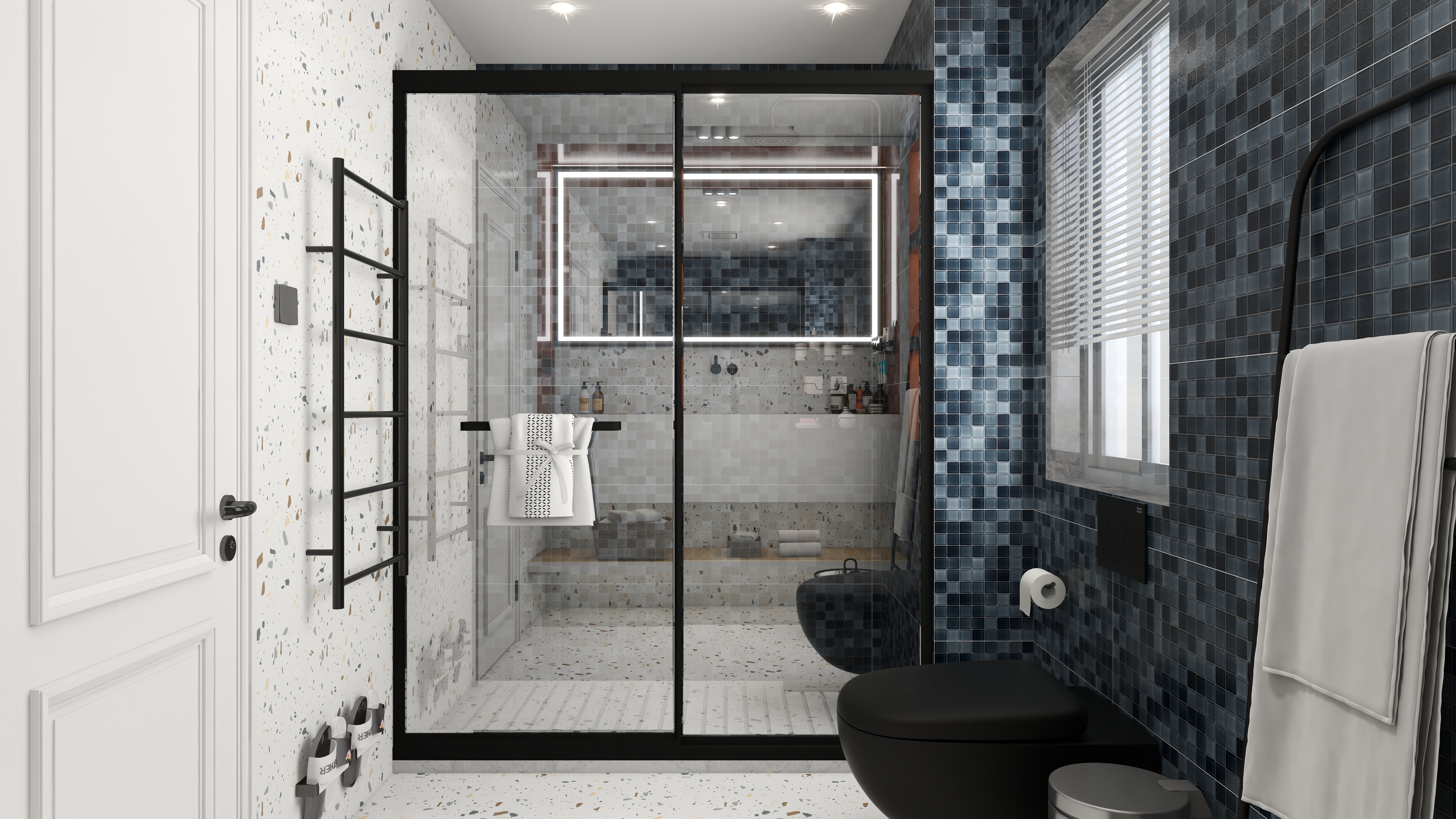 BEIYAN-DESIGN-【设计红人】思琪-现代轻奢两居无主灯装修效果图