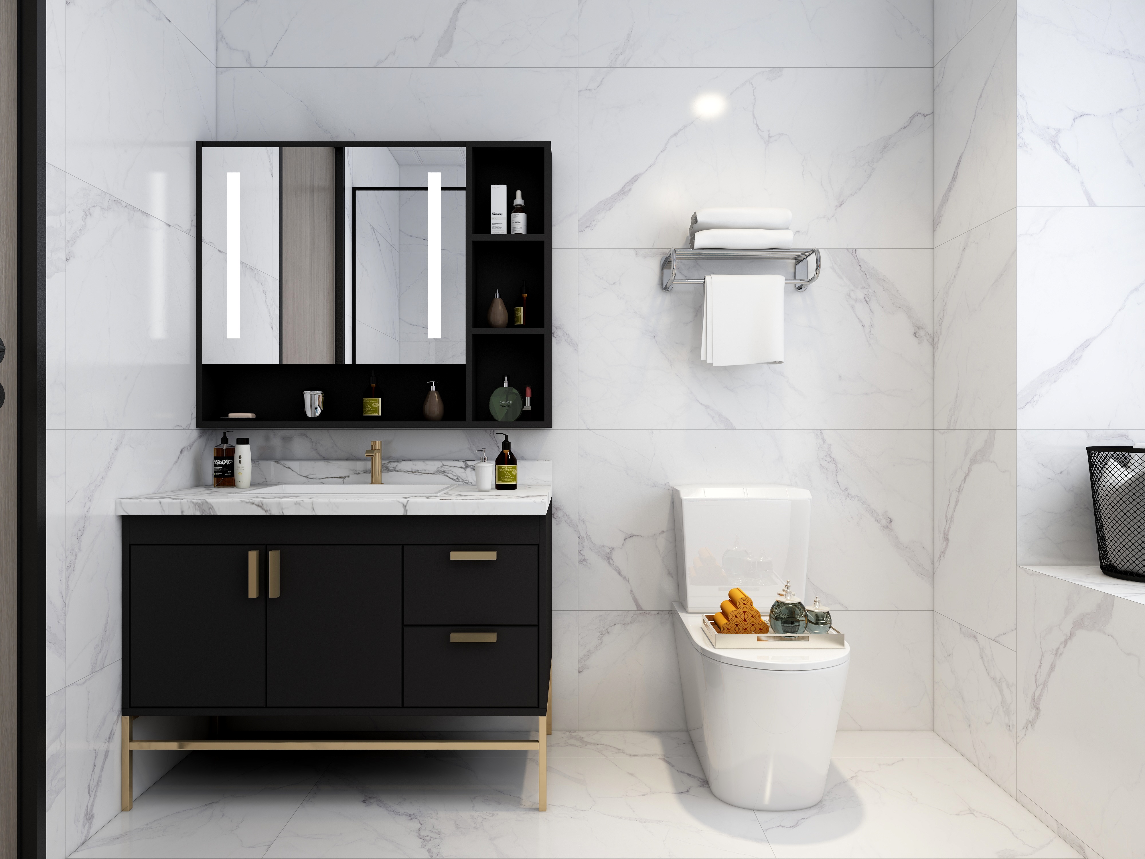 吴爽-广东佛外滩花园Design—大平层装修效果图