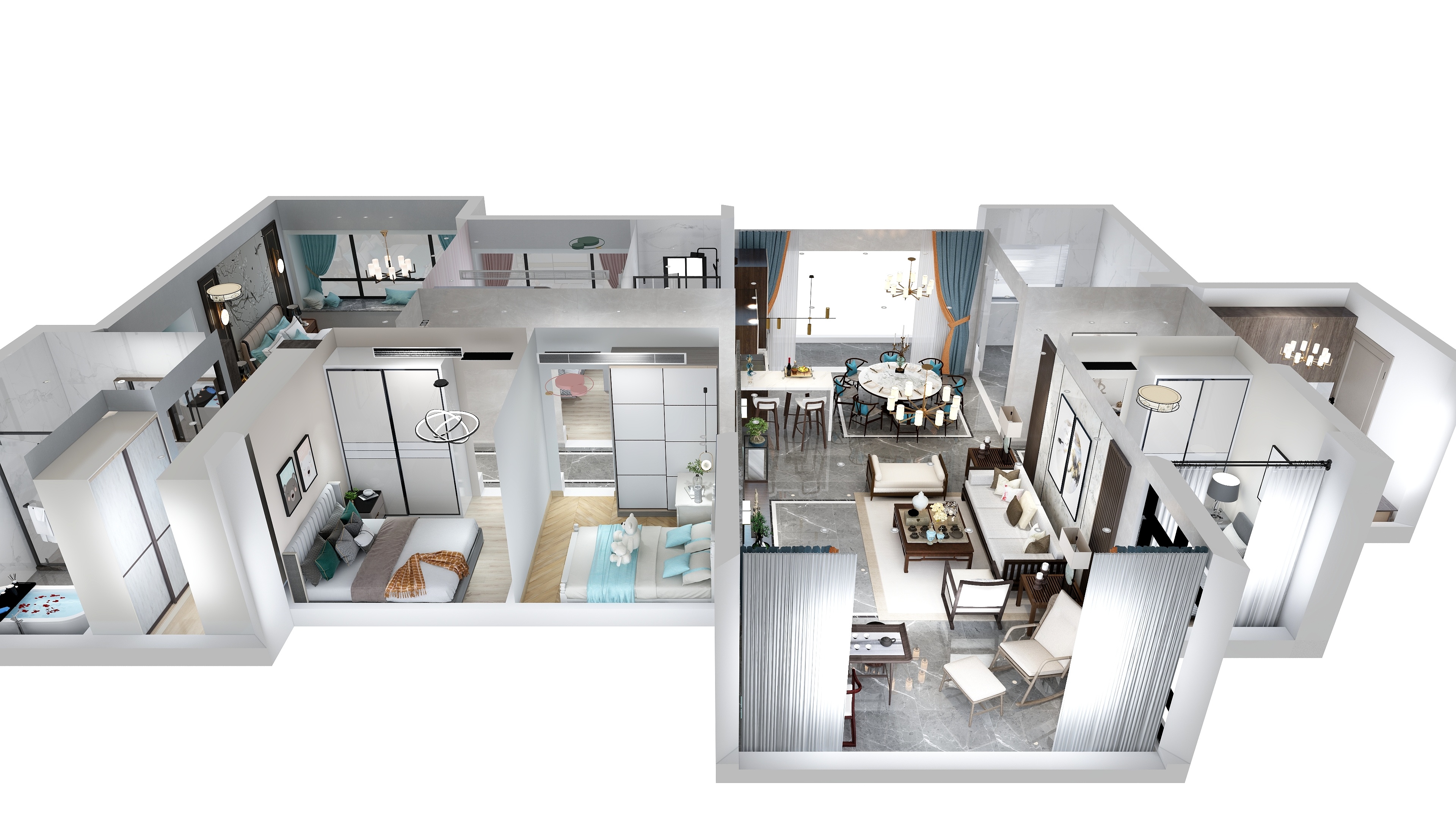 整木定制a-汇星装饰-深业・喜悦城-装修设计方案