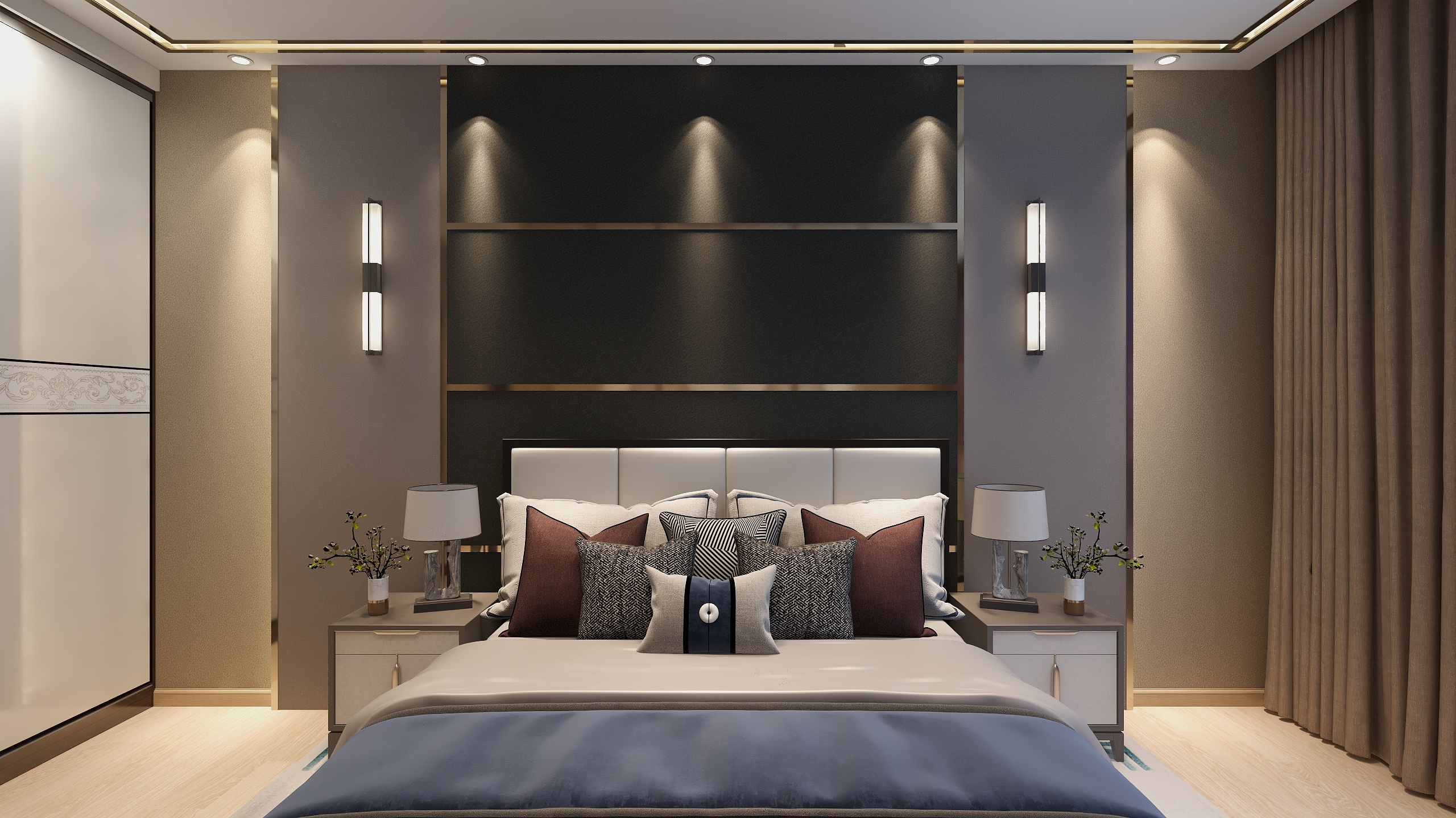 圻垣空间设计-兆宥-别墅小院新中式-装修设计方案