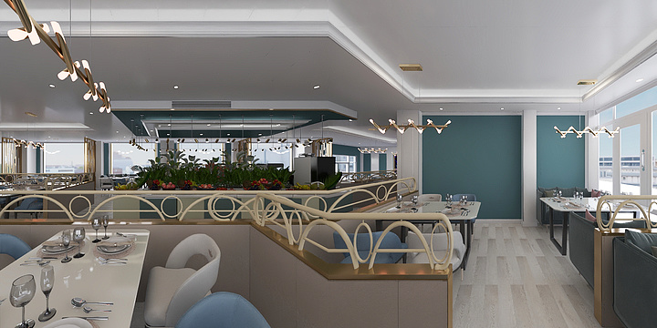 集成墙板定制-大九湖西餐厅-装修设计方案
