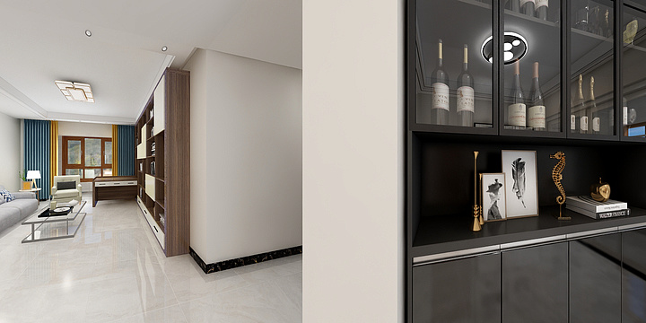 来诚饰家-都是森林41-3-402-装修设计方案