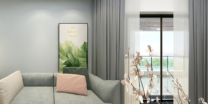 柚见元宵-瑰湖春晓2-406房-装修设计方案