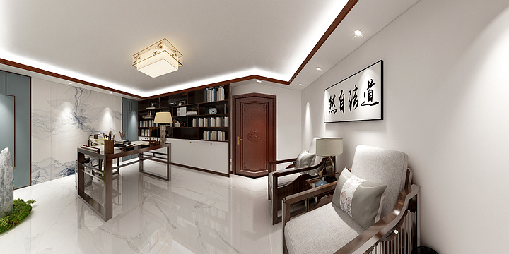 张帅-书房方案1-装修设计方案