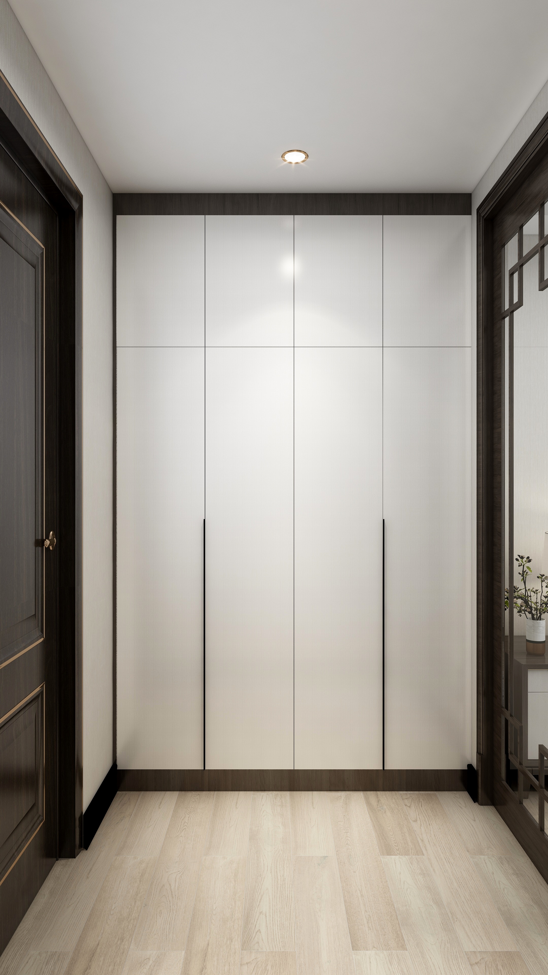 李青越-西安新中式四房设计装修效果图