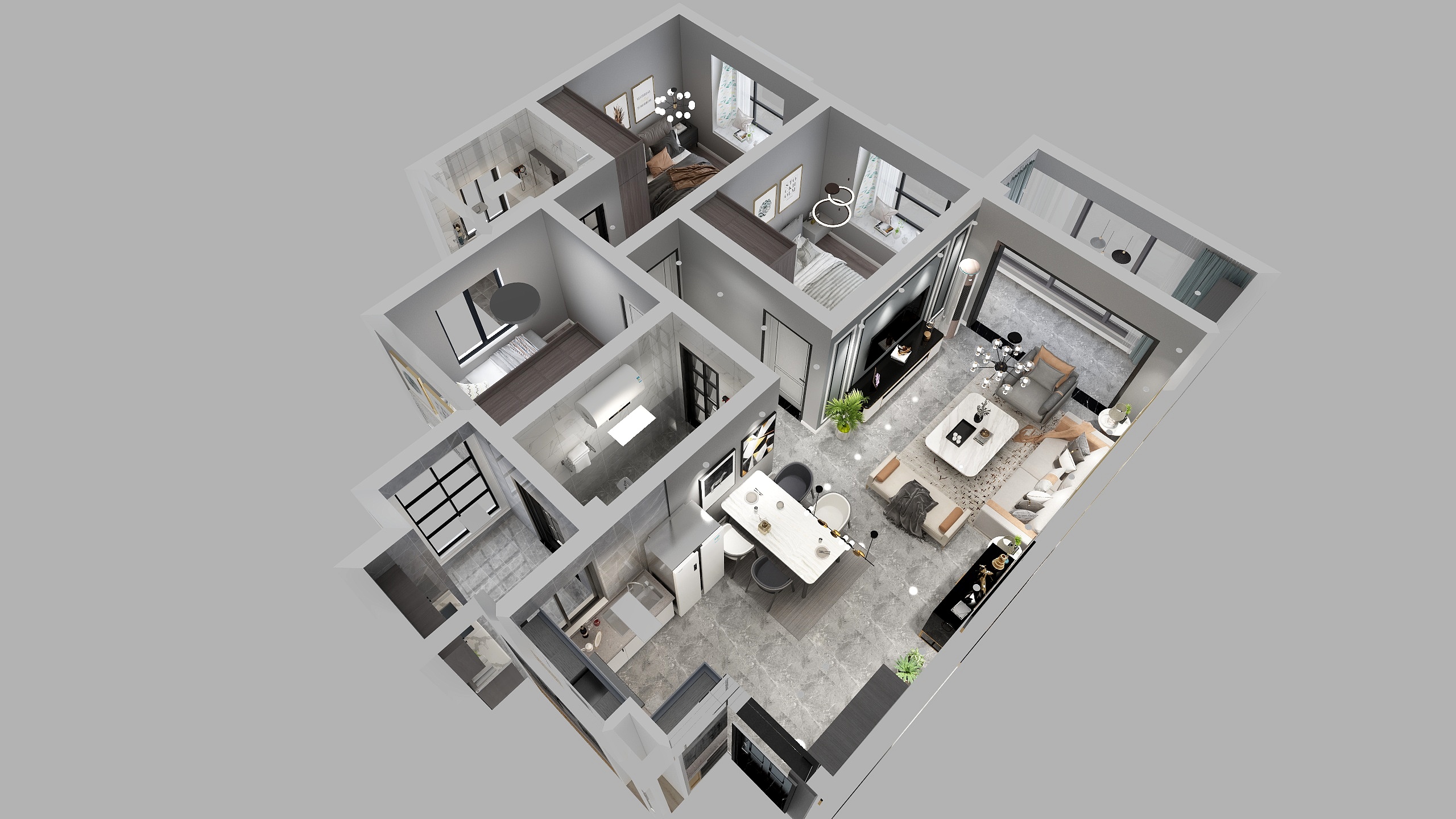 CJSHN-长源—西城国际4-2705韦哥方案更改-装修设计方案
