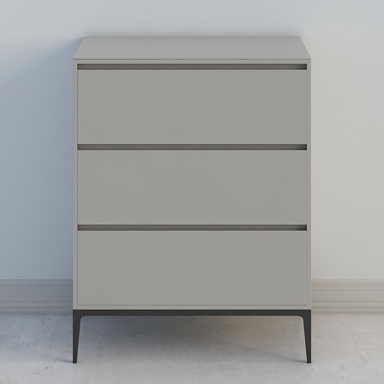 Modern Chest of Drawers,Gray