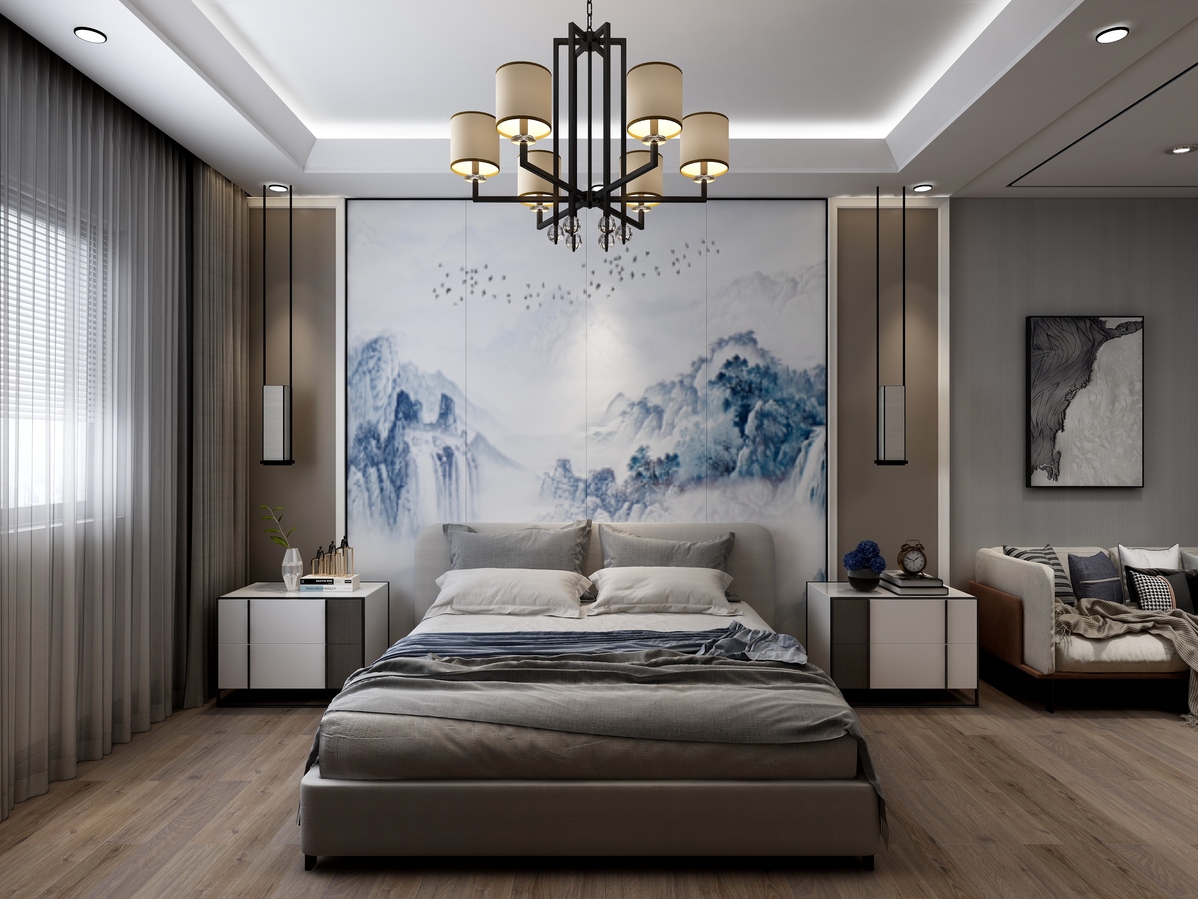 摩登时代lv-144方宁陵碧桂园四居装修效果图