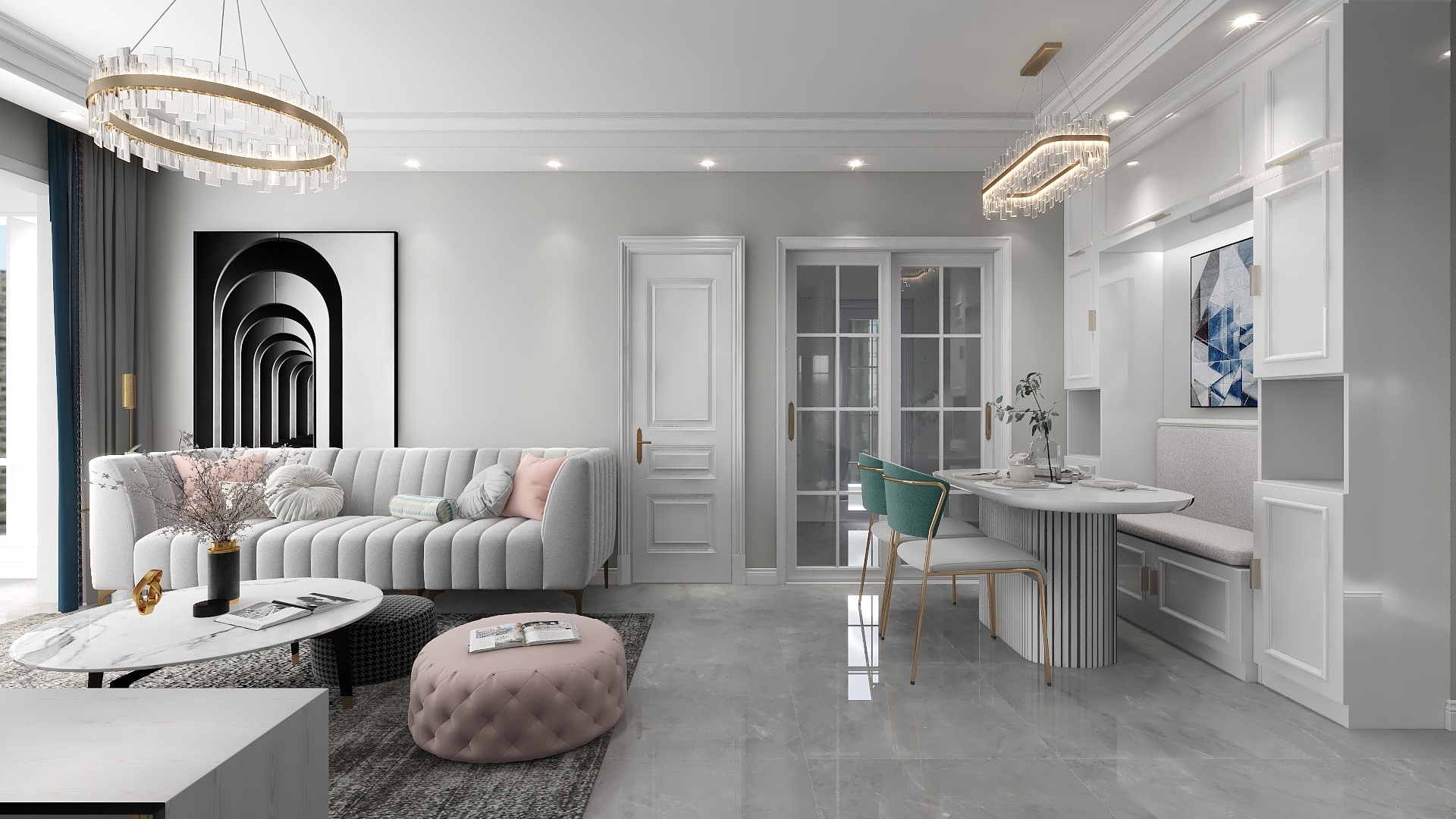 设计道也梁普荣-清华园-装修设计方案