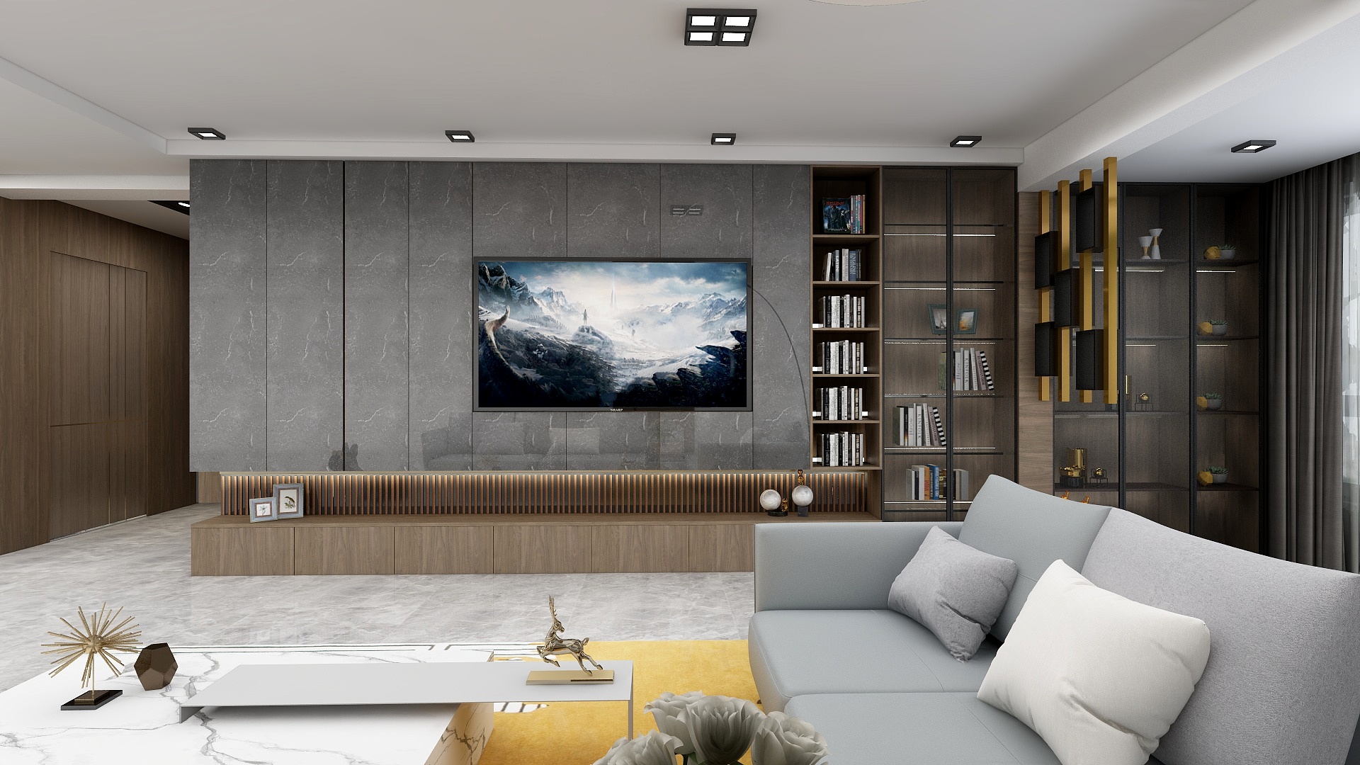 木禾筑造田大圣-西安-唐延九珺装修效果图